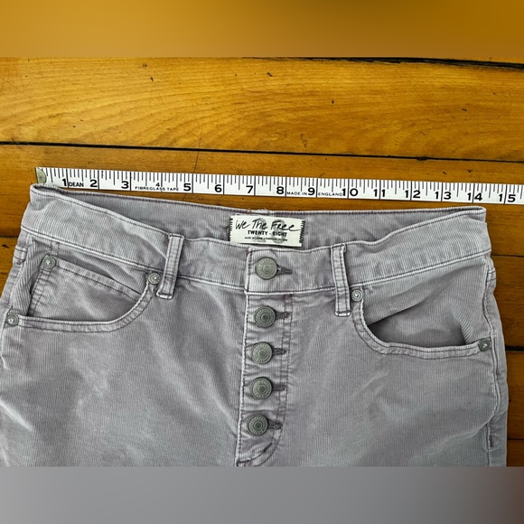 We The Free Lilac Sun Chaser Corduroy Skinny Pants, Size 28 - Picture 13 of 15